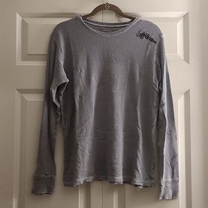 Affliction Men's Distressed Thermal